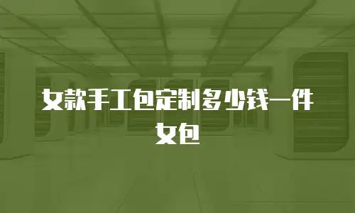 女款手工包定制多少钱一件女包