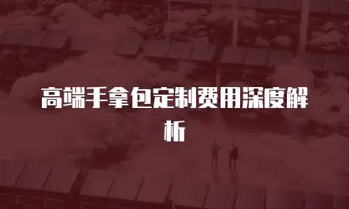 高端手拿包定制费用深度解析
