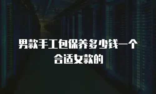 男款手工包保养多少钱一个合适女款的