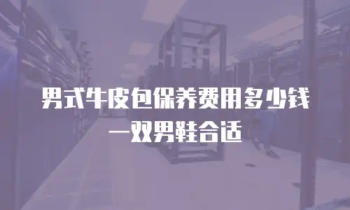 男式牛皮包保养费用多少钱一双男鞋合适