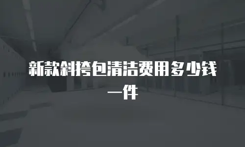 新款斜挎包清洁费用多少钱一件