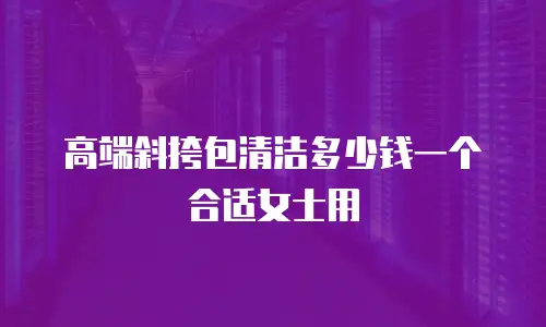 高端斜挎包清洁多少钱一个合适女士用