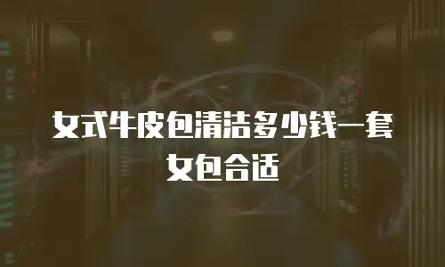 女式牛皮包清洁多少钱一套女包合适