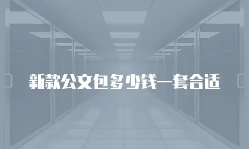 新款公文包多少钱一套合适