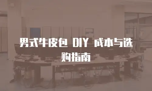 男式牛皮包 DIY 成本与选购指南