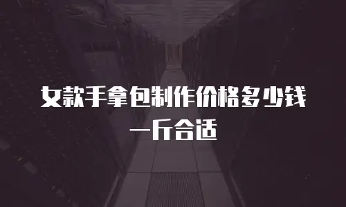 女款手拿包制作价格多少钱一斤合适