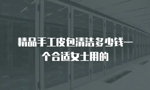 精品手工皮包清洁多少钱一个合适女士用的