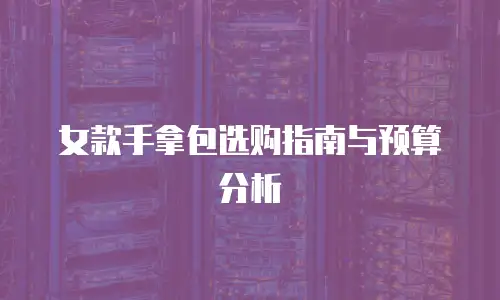 女款手拿包选购指南与预算分析