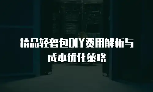 精品轻奢包DIY费用解析与成本优化策略