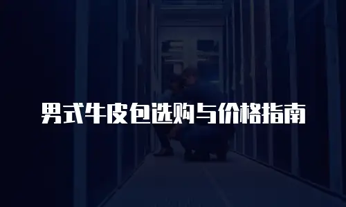 男式牛皮包选购与价格指南