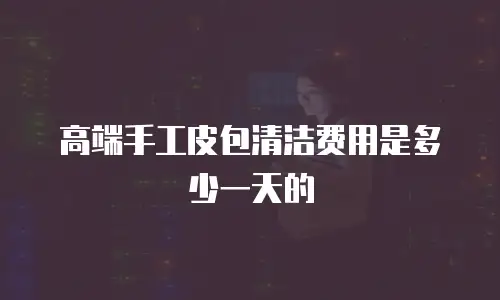 高端手工皮包清洁费用是多少一天的