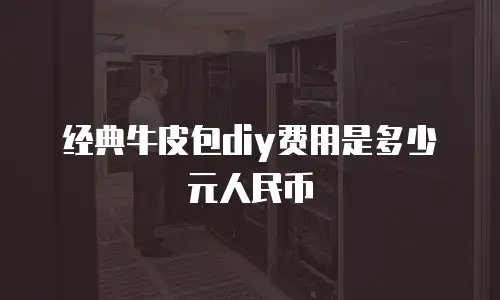 经典牛皮包diy费用是多少元人民币