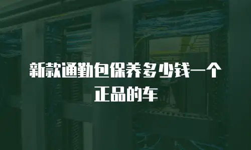 新款通勤包保养多少钱一个正品的车