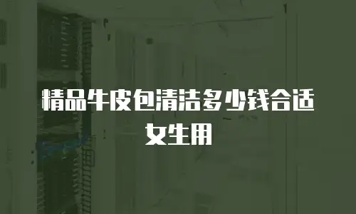 精品牛皮包清洁多少钱合适女生用
