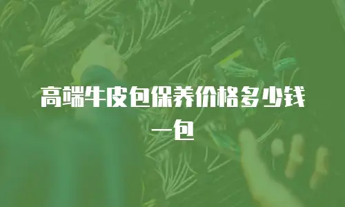 高端牛皮包保养价格多少钱一包