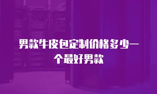 男款牛皮包定制价格多少一个最好男款