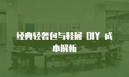 经典轻奢包与鞋履 DIY 成本解析