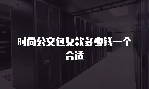 时尚公文包女款多少钱一个合适