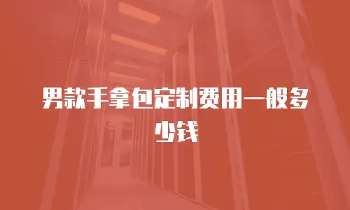 男款手拿包定制费用一般多少钱