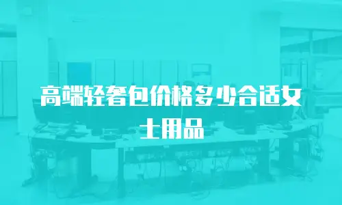 高端轻奢包价格多少合适女士用品