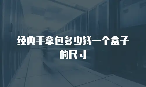 经典手拿包多少钱一个盒子的尺寸
