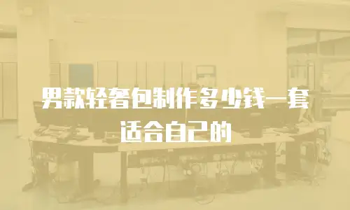 男款轻奢包制作多少钱一套适合自己的