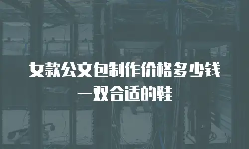 女款公文包制作价格多少钱一双合适的鞋