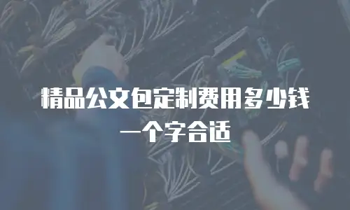 精品公文包定制费用多少钱一个字合适