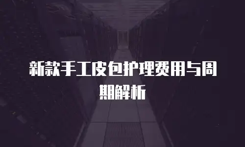 新款手工皮包护理费用与周期解析