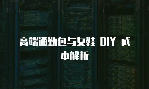 高端通勤包与女鞋 DIY 成本解析