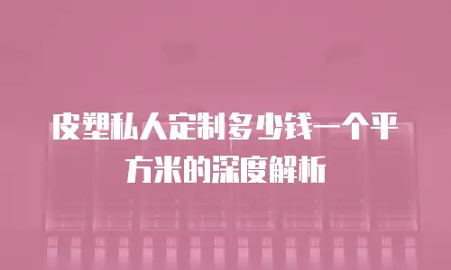 皮塑私人定制多少钱一个平方米的深度解析