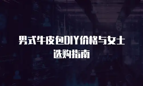 男式牛皮包DIY价格与女士选购指南