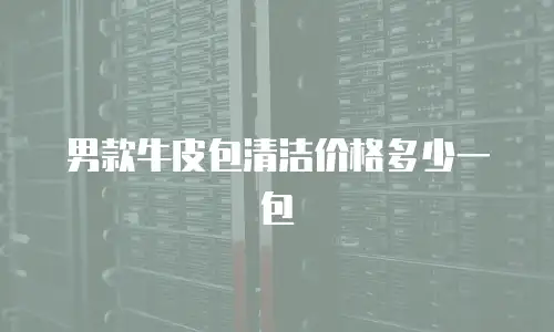 男款牛皮包清洁价格多少一包