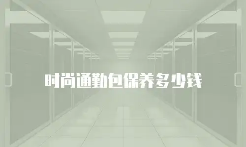 时尚通勤包保养多少钱