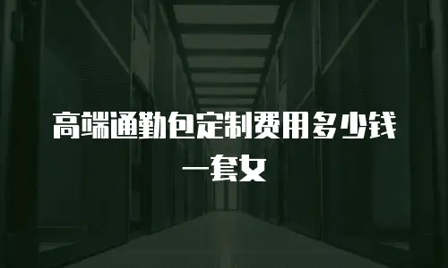 高端通勤包定制费用多少钱一套女
