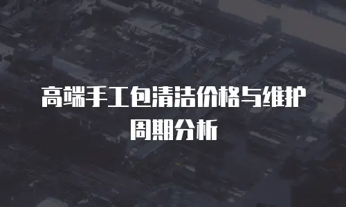 高端手工包清洁价格与维护周期分析