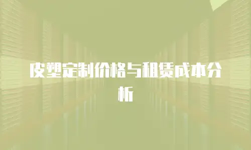 皮塑定制价格与租赁成本分析