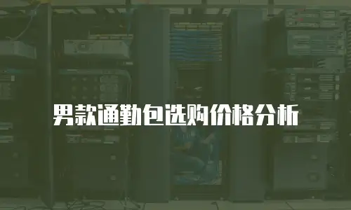 男款通勤包选购价格分析