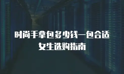 时尚手拿包多少钱一包合适女生选购指南