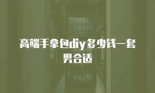 高端手拿包diy多少钱一套男合适