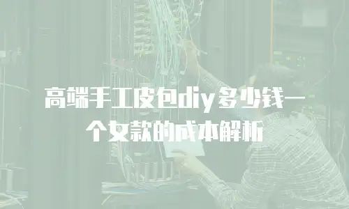 高端手工皮包diy多少钱一个女款的成本解析