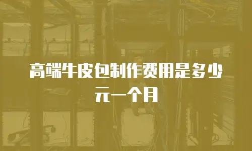 高端牛皮包制作费用是多少元一个月