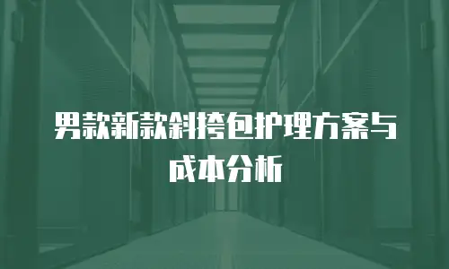 男款新款斜挎包护理方案与成本分析
