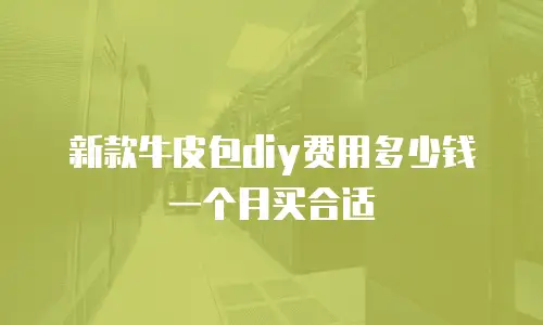 新款牛皮包diy费用多少钱一个月买合适
