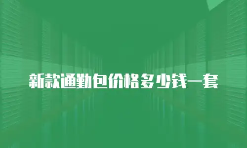 新款通勤包价格多少钱一套