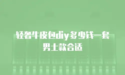 轻奢牛皮包diy多少钱一套男士款合适