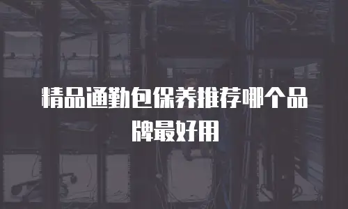 精品通勤包保养推荐哪个品牌最好用