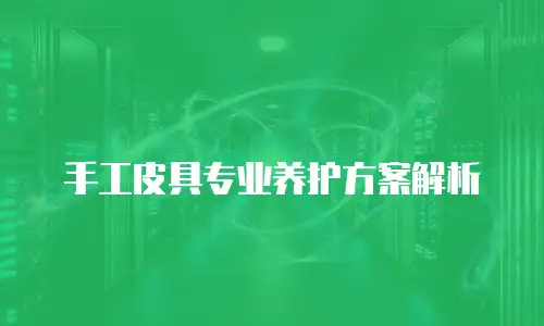 手工皮具专业养护方案解析