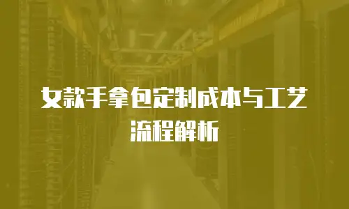 女款手拿包定制成本与工艺流程解析