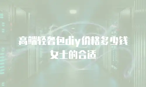 高端轻奢包diy价格多少钱女士的合适